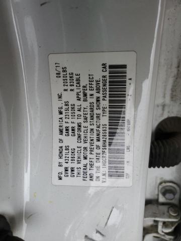 1HGCR2F56HA285635 - 2017 HONDA ACCORD SPORT 白色 照片 12