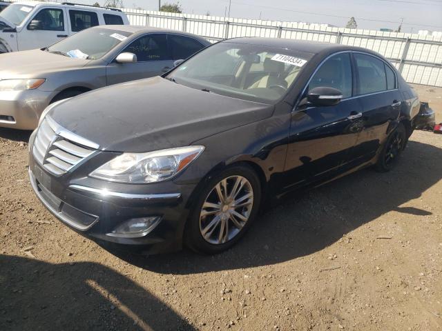 KMHGC4DD2DU233687 - 2013 HYUNDAI GENESIS 3.8L BLACK photo 1