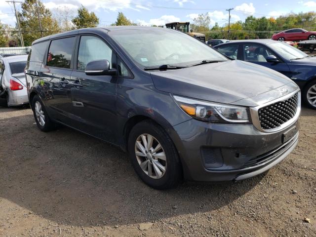 KNDMB5C11H6218714 - 2017 KIA SEDONA LX GRAY photo 4