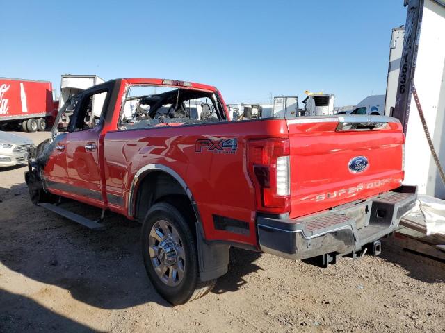 1FT8W3BT1HEC02032 - 2017 FORD F350 SUPER DUTY RED photo 2