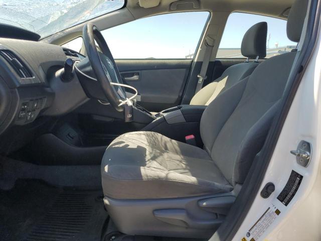 JTDKN3DP3C3001987 - 2012 TOYOTA PRIUS PLUG თეთრი ფოტო 7
