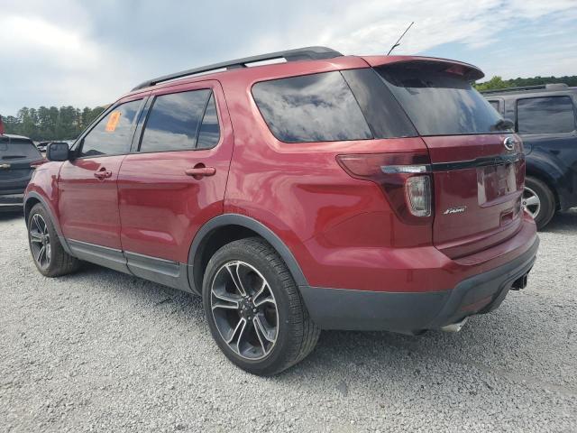 1FM5K8GT7FGB56238 - 2015 FORD EXPLORER SPORT 勃艮第红 照片 2