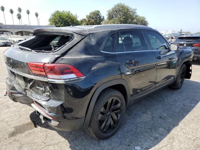 1V2WE2CA9MC238900 - 2021 VOLKSWAGEN ATLAS CROS SE Черный фото 3