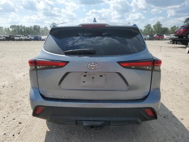 5TDGZRAHXMS047634 - 2021 TOYOTA HIGHLANDER XLE GRAY photo 6