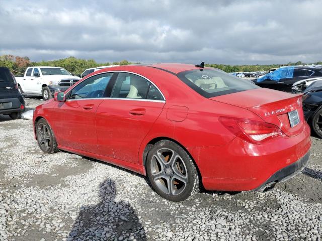 WDDSJ4GB5EN112992 - 2014 MERCEDES-BENZ CLA 250 4MATIC RED photo 2