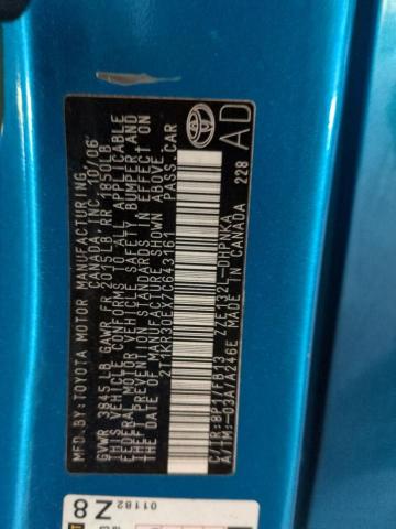 2T1KR30EX7C643161 - 2007 TOYOTA COROLLA MA XR BLUE photo 12