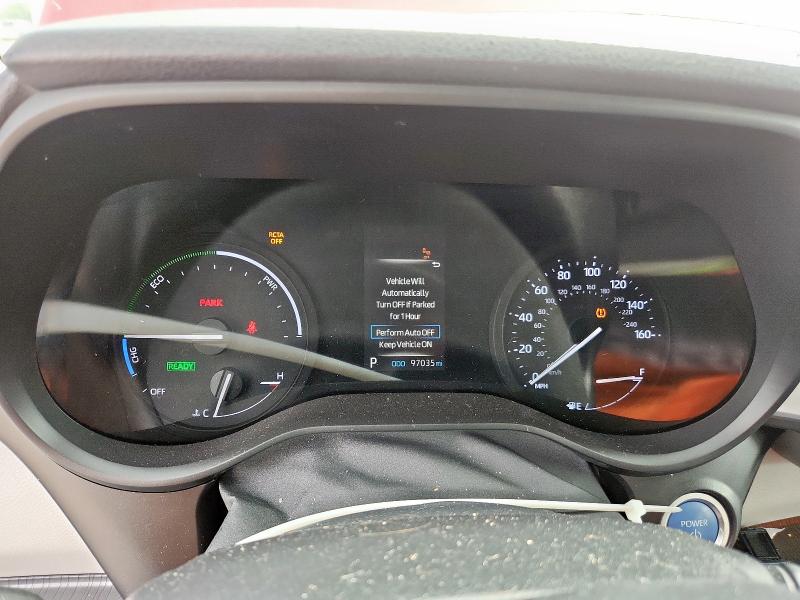 5TDYRKEC2MS040039 - 2021 TOYOTA SIENNA XLE RED photo 9