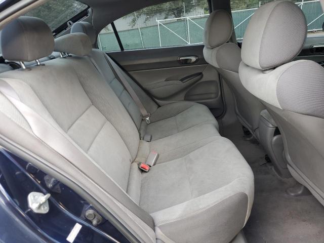 19XFA15559E033386 - 2009 HONDA CIVIC LX BLUE photo 10