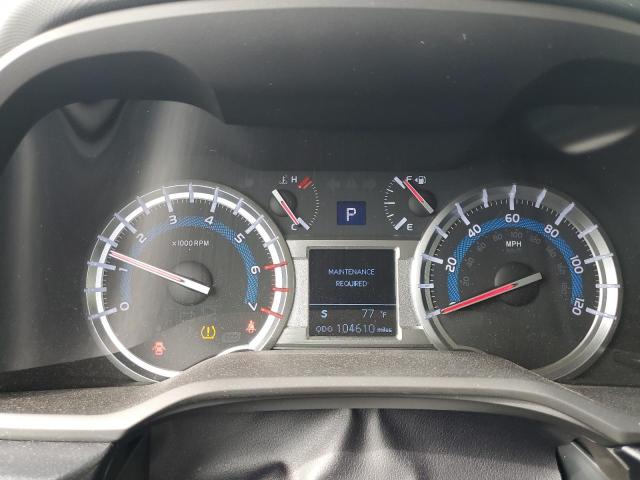 JTEBU5JR9K5686919 - 2019 TOYOTA 4RUNNER SR5/SR5 PREMIUM Srebrny zdjęcie 9