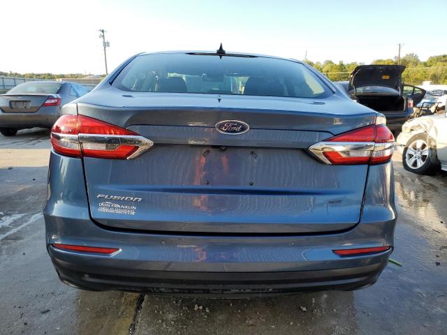 3FA6P0H77KR122323 - 2019 FORD FUSION SE BLUE photo 6