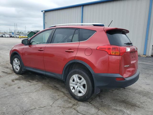 JTMBFREV2FJ016140 - 2015 TOYOTA RAV4 LE RED photo 2