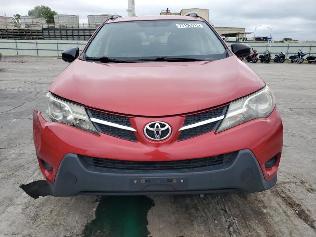 JTMBFREV2FJ016140 - 2015 TOYOTA RAV4 LE RED photo 5