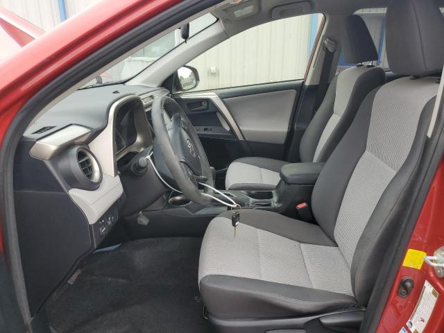 JTMBFREV2FJ016140 - 2015 TOYOTA RAV4 LE RED photo 7