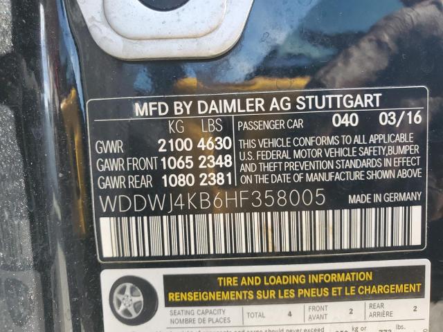 WDDWJ4KB6HF358005 - 2017 MERCEDES-BENZ C 300 4MATIC BLACK photo 12