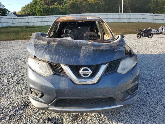 KNMAT2MV9FP530710 - 2015 NISSAN ROGUE S BLUE photo 5