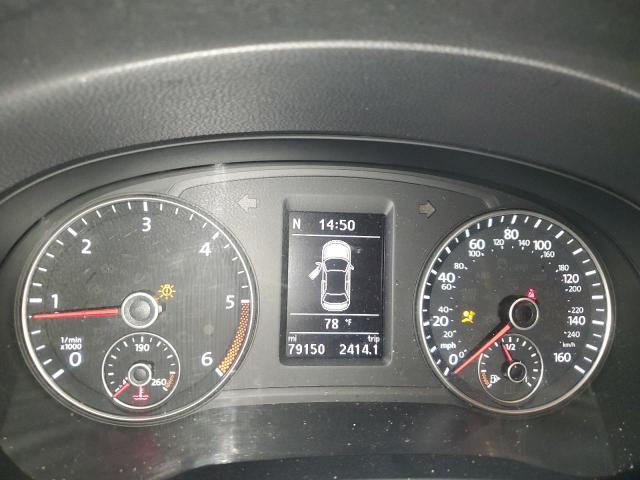 1VWBV7A35FC056094 - 2015 VOLKSWAGEN PASSAT SE BLACK photo 9