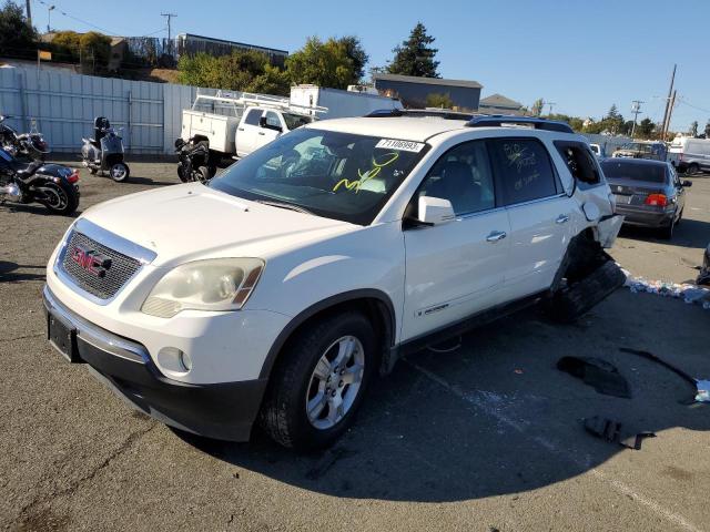 1GKEV33718J277266 - 2008 GMC ACADIA SLT-2 WHITE photo 1