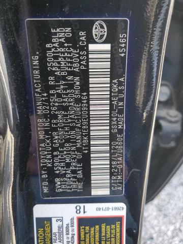 4T1BK1EB9EU099464 - 2014 TOYOTA AVALON BASE 黑色 照片 12