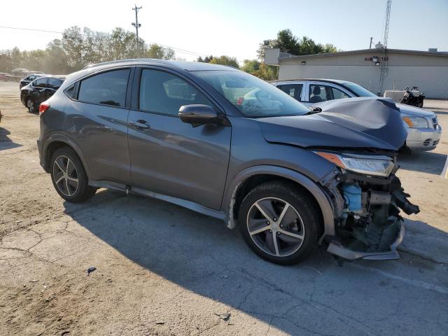 3CZRU6H95KM715593 - 2019 HONDA HR-V TOURING GRAY photo 4