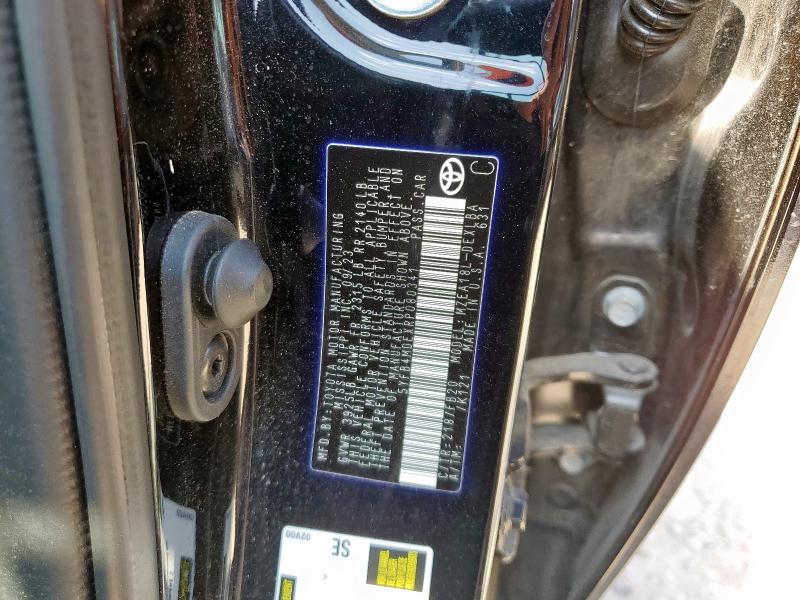 5YFB4MDEXRP080341 - 2024 TOYOTA COROLLA LE BLACK photo 12