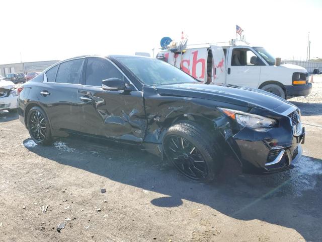 JN1EV7AR6JM441982 - 2018 INFINITI Q50 LUXE BLACK photo 4