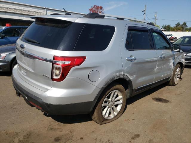 1FM5K8D89EGA15329 - 2014 FORD EXPLORER XLT SILVER photo 3