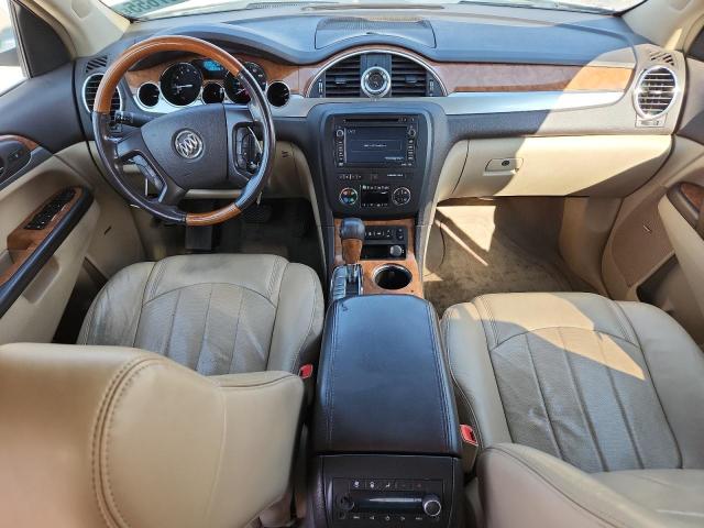 5GAEV23D89J167653 - 2009 BUICK ENCLAVE CXL WHITE photo 8