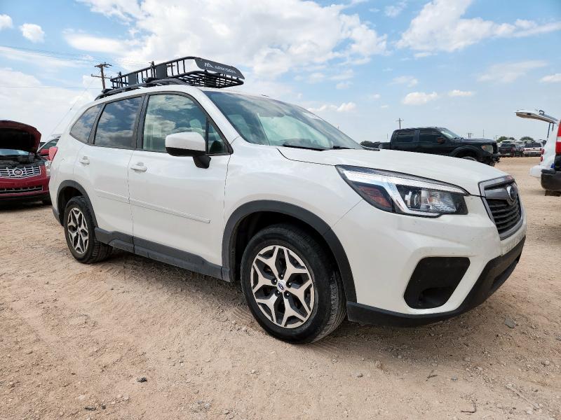 JF2SKAGC9KH520034 - 2019 SUBARU FORESTER PREMIUM Blanc photo 4