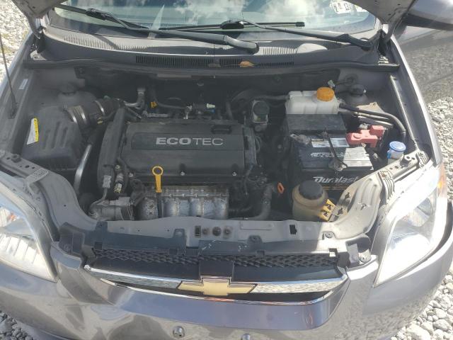 KL1TD5DE7BB142087 - 2011 CHEVROLET AVEO LS GRAY photo 11