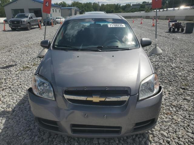 KL1TD5DE7BB142087 - 2011 CHEVROLET AVEO LS GRAY photo 5