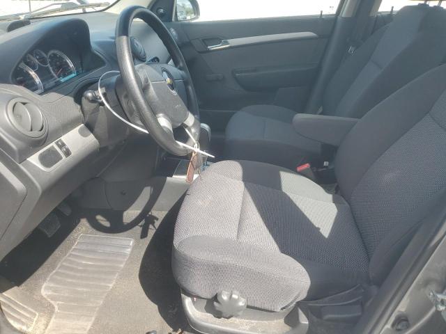 KL1TD5DE7BB142087 - 2011 CHEVROLET AVEO LS GRAY photo 7