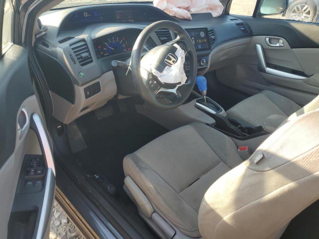 2HGFG3B81CH513947 - 2012 HONDA CIVIC EX GRAY photo 8