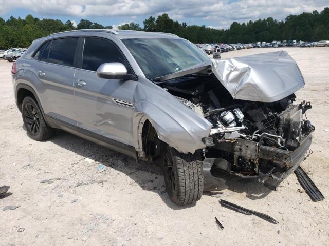 1V2JE2CA6NC207759 - 2022 VOLKSWAGEN ATLAS CROS SE Серебристый фото 4