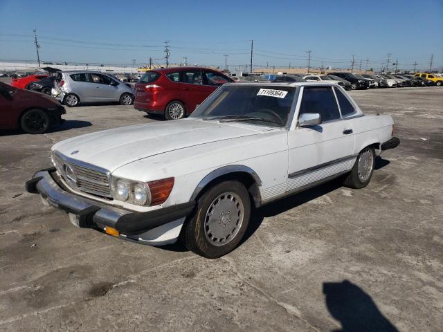 WDBBA48D5GA042820 - 1986 MERCEDES-BENZ 560 SL WHITE photo 1