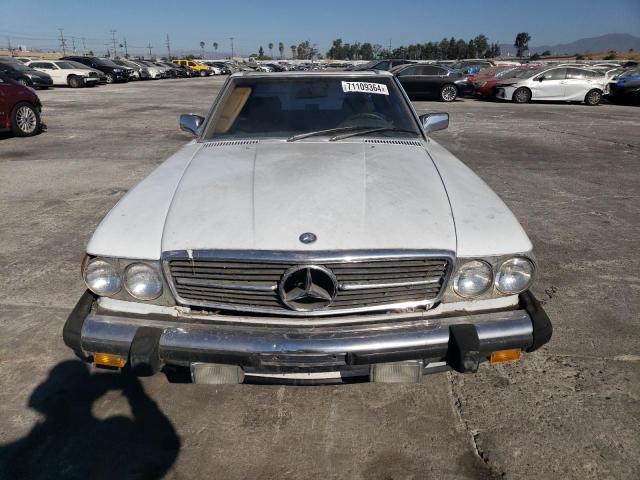 WDBBA48D5GA042820 - 1986 MERCEDES-BENZ 560 SL WHITE photo 5