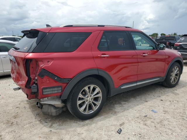 1FMSK7FH2MGB45820 - 2021 FORD EXPLORER LIMITED RED photo 3