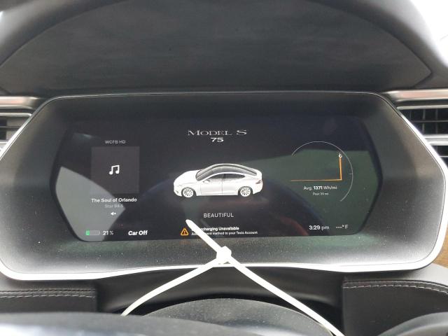 5YJSA1E14HF221675 - 2017 TESLA MODEL S Gümüş foto 9