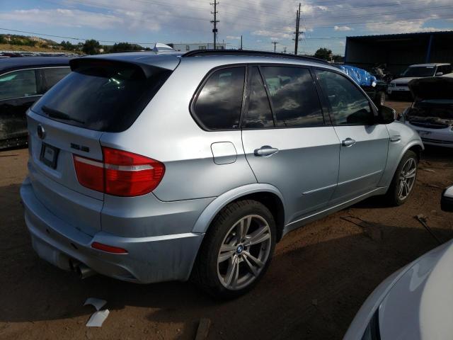 5YMGY0C53ALK25163 - 2010 BMW X5 M SILVER photo 3