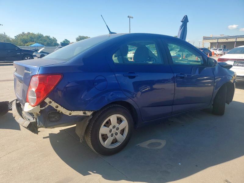 1G1JA5SH4E4122550 - 2014 CHEVROLET SONIC LS BLUE photo 3
