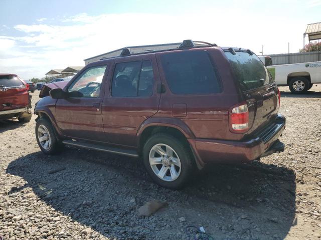 JN8DR09X42W663356 - 2002 NISSAN PATHFINDER LE BURGUNDY photo 2