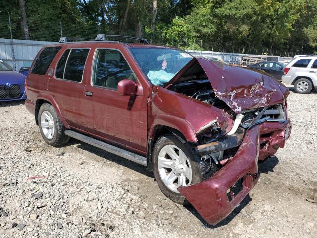 JN8DR09X42W663356 - 2002 NISSAN PATHFINDER LE BURGUNDY photo 4