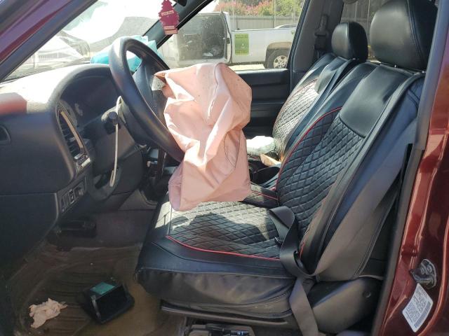 JN8DR09X42W663356 - 2002 NISSAN PATHFINDER LE BURGUNDY photo 7
