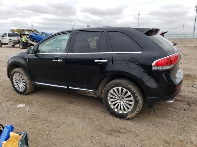 2LMDJ8JK1CBL03207 - 2012 LINCOLN MKX BLACK photo 2