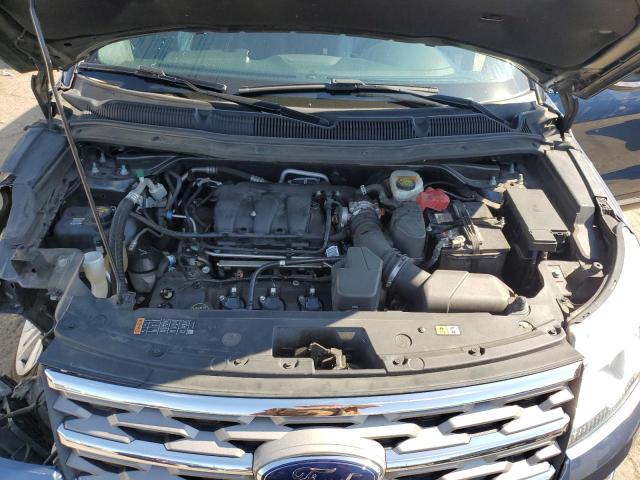 1FM5K8D84JGB29295 - 2018 FORD EXPLORER XLT BLUE photo 12