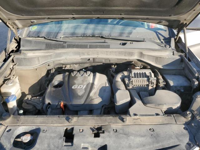 5XYZT3LB2FG244135 - 2015 HYUNDAI SANTA FE GRAY photo 12