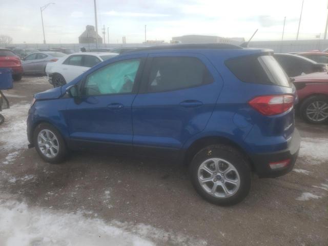 MAJ6S3GL9LC315006 - 2020 FORD ECOSPORT SE BLUE photo 2