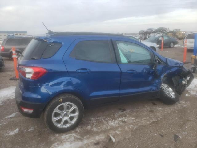 MAJ6S3GL9LC315006 - 2020 FORD ECOSPORT SE BLUE photo 3