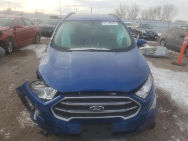 MAJ6S3GL9LC315006 - 2020 FORD ECOSPORT SE BLUE photo 5