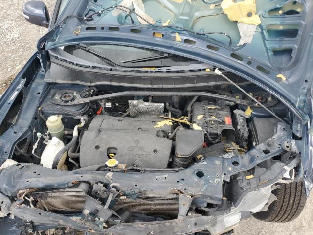 JA4AS3AW1AZ018825 - 2010 MITSUBISHI OUTLANDER SE BLUE photo 12