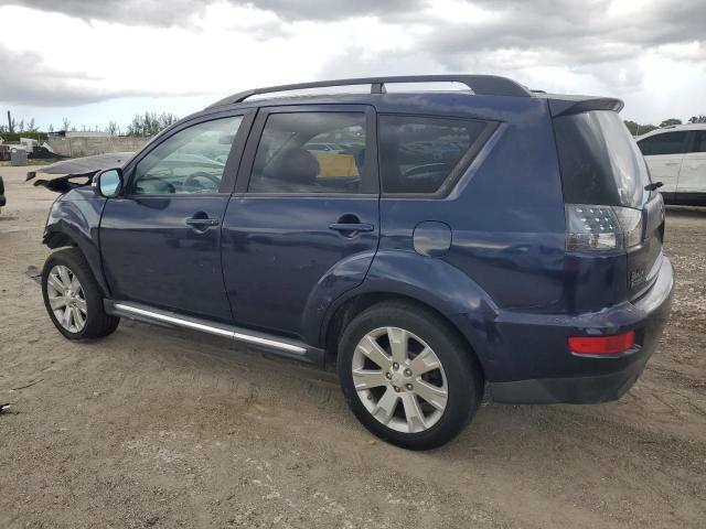 JA4AS3AW1AZ018825 - 2010 MITSUBISHI OUTLANDER SE BLUE photo 2